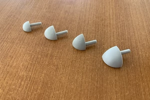 C íves világosszürke PVC külső kapszula 12,5mm