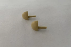 C íves világosbeige PVC külső kapszula 12,5mm