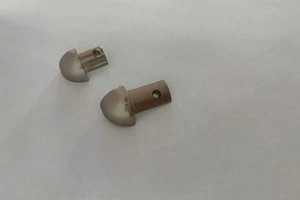 C íves polírozott titán eloxált alumínium külső kapszula 10mm