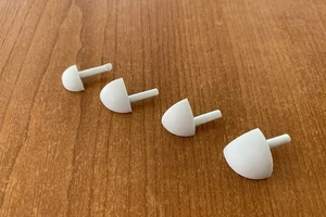 C íves fehér PVC külső kapszula 12,5mm