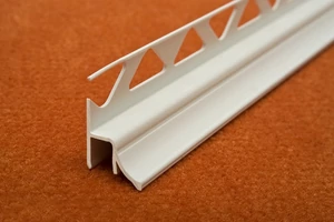 Kádszegély fehér beépíthető PVC profil 8mmx2,5m