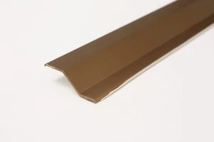 Univerzális 7-12mm szintkiegyenlítő öntapadós bronz eloxált alumínium profil 38mmx2,7m