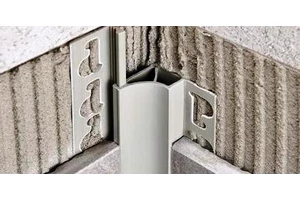 Higiéniai szürke beépíthető PVC profil 8mmx2,5m