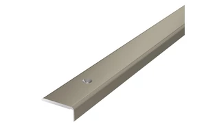 Szögletes utólagos lecsavarozható titán eloxált alumínium lépcső profil 10x25mm0,9m