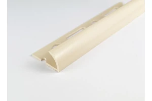 C íves csontfehér PVC profil 10mmx2,7m